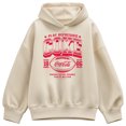 thumbnail image 1 of Coca-Cola - Play Refreshed - Women's Oversized Fleece Hoodie Sweatshirt, 1 of 3