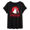 thumbnail image 1 of Coca-Cola - Polar Bear Circle - Women's Oversized Graphic T-Shirt, 1 of 5