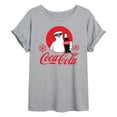 thumbnail image 1 of Coca-Cola - Polar Bear Circle With Snowflakes - Juniors Ideal Flowy Muscle T-Shirt, 1 of 5