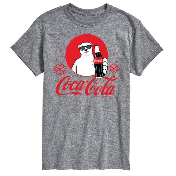 Coca-Cola - Polar Bear Circle With Snowflakes - Men's Short Sleeve Graphic T-Shirt