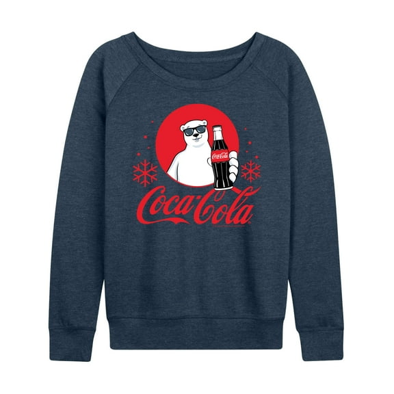 Coca-Cola - Polar Bear Circle - Women's French Terry Long Sleeve Pullover