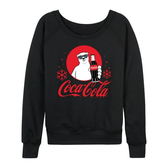 Coca-Cola - Polar Bear Circle - Women's French Terry Long Sleeve Pullover