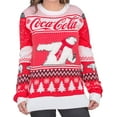 thumbnail image 1 of Coca-Cola Polar Bear Coke and Trees Ugly Christmas Sweater, 1 of 3