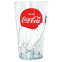 Coca Cola Polar Bear Drink Logo  Tritan Drinking Cup Clear 24 oz.