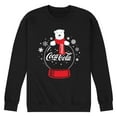 thumbnail image 1 of Coca-Cola - Polar Bear Snowglobe - Men's Long Sleeve Crew Fleece Sweatshirt, 1 of 4
