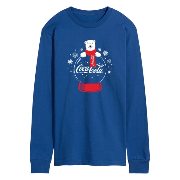 Coca-Cola - Polar Bear Snowglobe - Men's Long Sleeve Graphic T-shirt