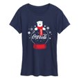 thumbnail image 1 of Coca-Cola - Polar Bear Snowglobe - Women's Short Sleeve Graphic T-Shirt, 1 of 4