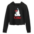thumbnail image 1 of Coca-Cola - Polar Bears And Puffin - Juniors Cropped Long Sleeve Fleece Hoodie, 1 of 4