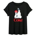 thumbnail image 1 of Coca-Cola - Polar Bears And Puffin - Women's Oversized Graphic T-Shirt, 1 of 4