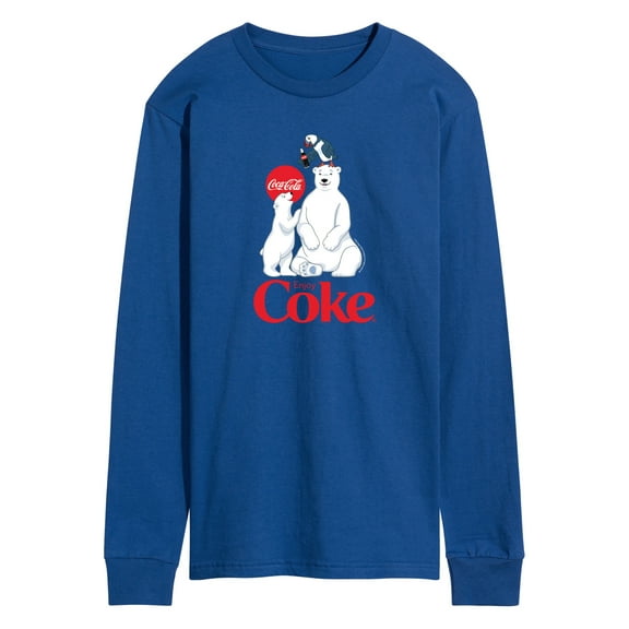 Coca-Cola - Polar Bears and Puffin - Men's Long Sleeve Graphic T-shirt
