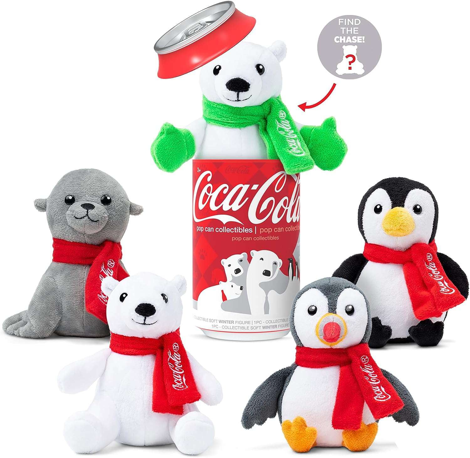 Coca-Cola Pop Cans Mystery Plush