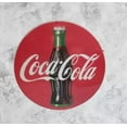 thumbnail image 1 of Coca Cola Red Porcelain Enamel Heavy Metal Sign 30 Inches Single Side, 1 of 1