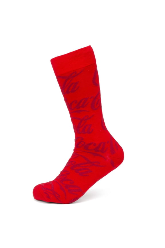 Red Logo Dress Socks
