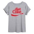thumbnail image 1 of Coca-Cola - Red Logo - Juniors Oversized Graphic T-Shirt, 1 of 4