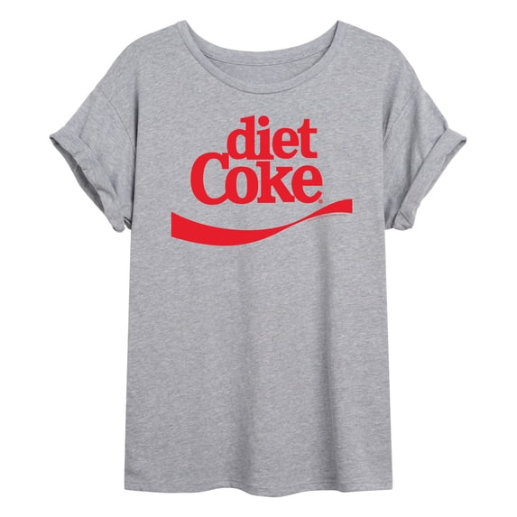 Coca-Cola - Red Logo - Juniors Oversized Graphic T-Shirt