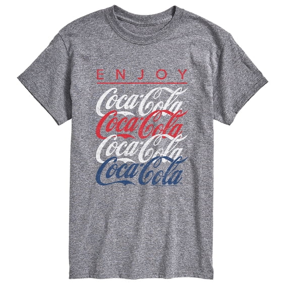 Coca-Cola - Red White and Blue Americana Men's Short Sleeve Graphic T-Shirt