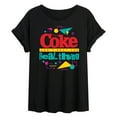 thumbnail image 1 of Coca-Cola - Retro - Coke Can't Beat The Real Things - Women's Oversized T-Shirt, 1 of 4
