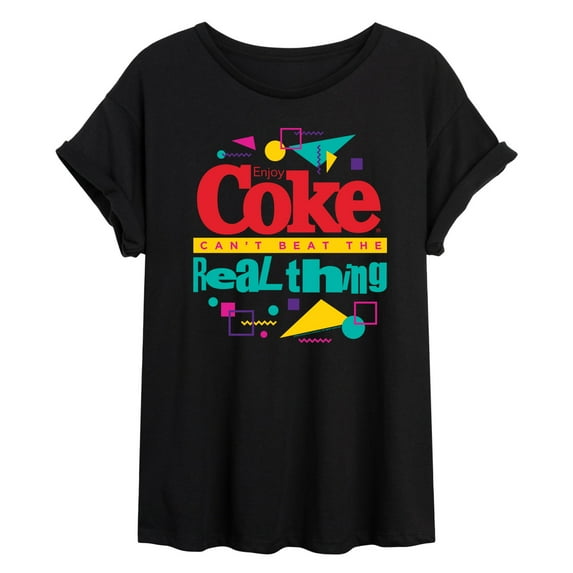 Coca-Cola - Retro - Coke Can't Beat The Real Things - Women's Oversized T-Shirt