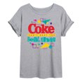 thumbnail image 1 of Coca-Cola - Retro - Coke Can't Beat The Real Things - Women's Oversized T-Shirt, 1 of 4