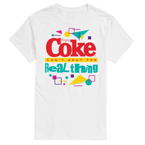 Coca-Cola - Retro - Coke Can't Beat The Real Things - Men's Short Sleeve Graphic T-Shirt