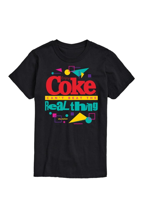 - Retro - Coke Can't Beat The Real Things - Men's Short Sleeve Graphic T-Shirt