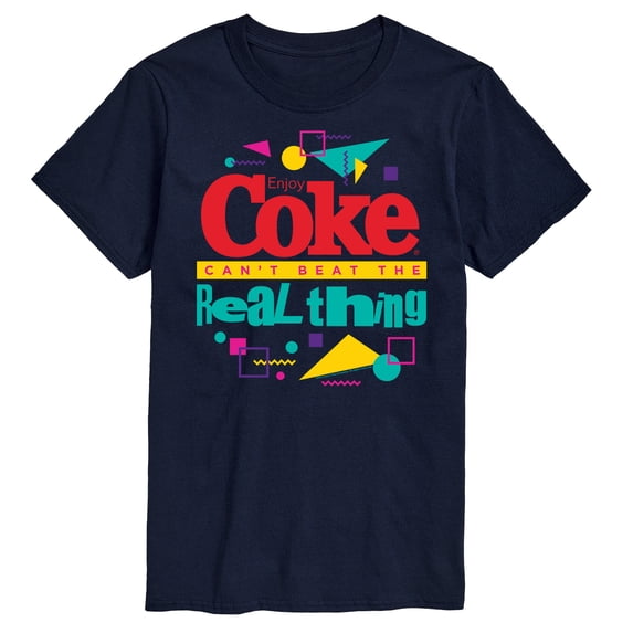 Coca-Cola - Retro - Coke Can't Beat The Real Things - Men's Short Sleeve Graphic T-Shirt