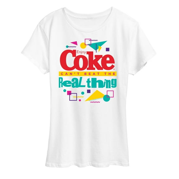 Coca-Cola - Retro - Coke Can't Beat The Real Things - Women's Short Sleeve Graphic T-Shirt