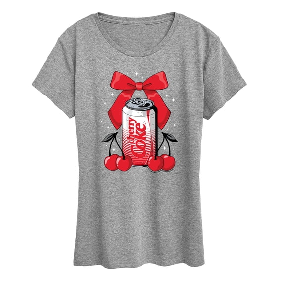 Coca-Cola - Coquette Cherry Coke - Women's Short Sleeve Graphic T-Shirt