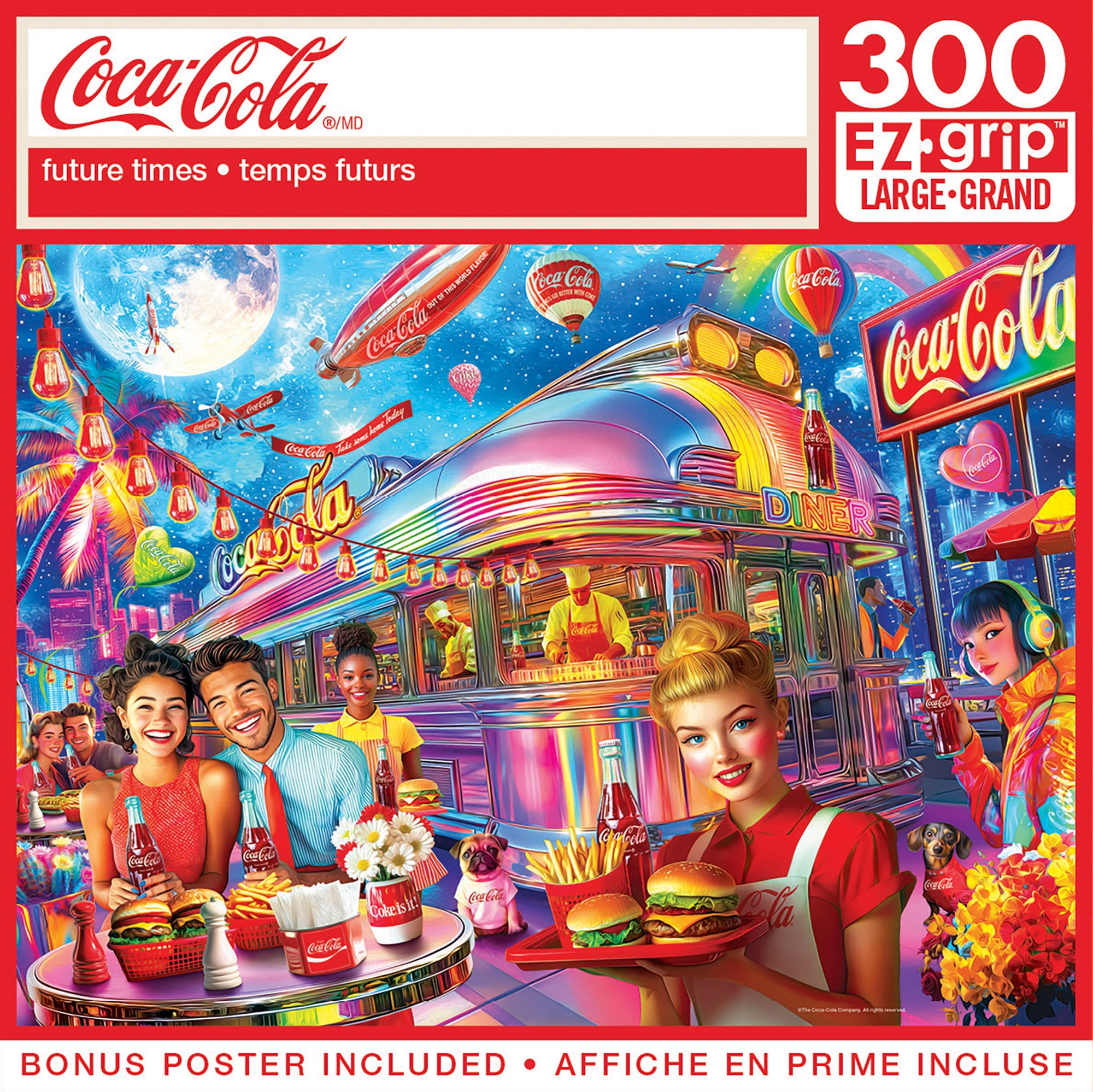 MasterPieces 300 Piece EZ Grip Jigsaw Puzzle - Coca-Cola Future