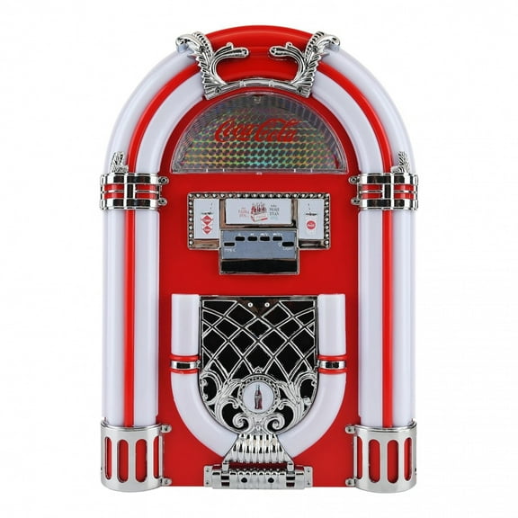 Coca-Cola Retro Jukebox Speaker with Bluetooth and FM Radio