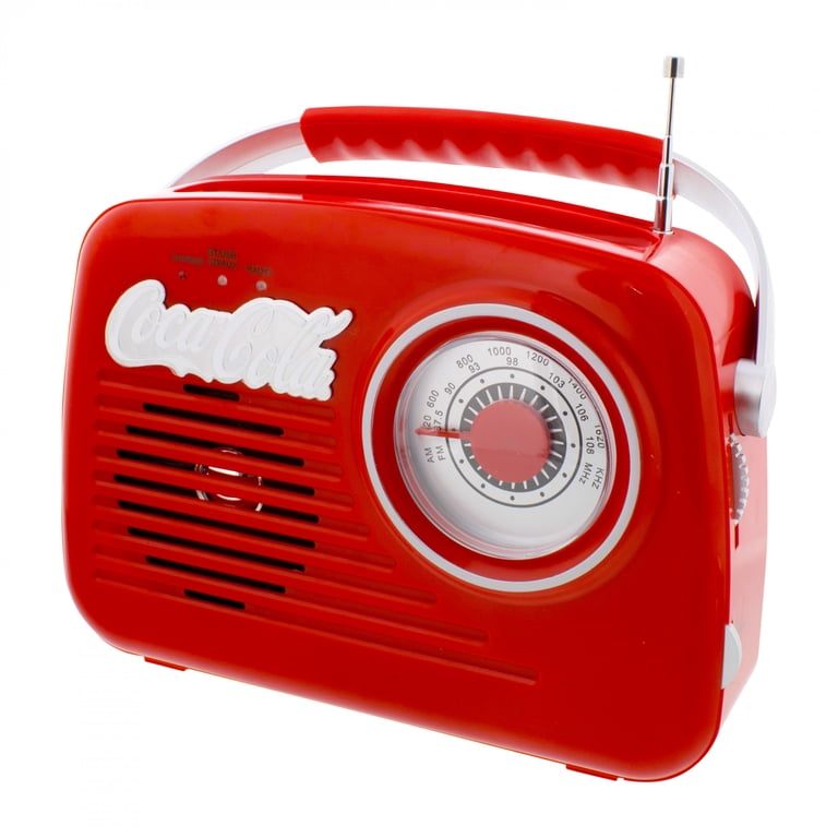 ✨超希少 Coca-Cola RADIO コカコーララジオ ✨ Coca-Cola Retro Radio with Bluetooth Speaker - Walmart.com