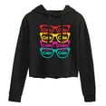 thumbnail image 1 of Coca-Cola - Retro Sunglasses - Juniors Cropped Pullover Hoodie, 1 of 5