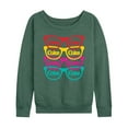 thumbnail image 1 of Coca-Cola - Retro Sunglasses - Women's Lightweight French Terry Long Sleeve Shirt, 1 of 5