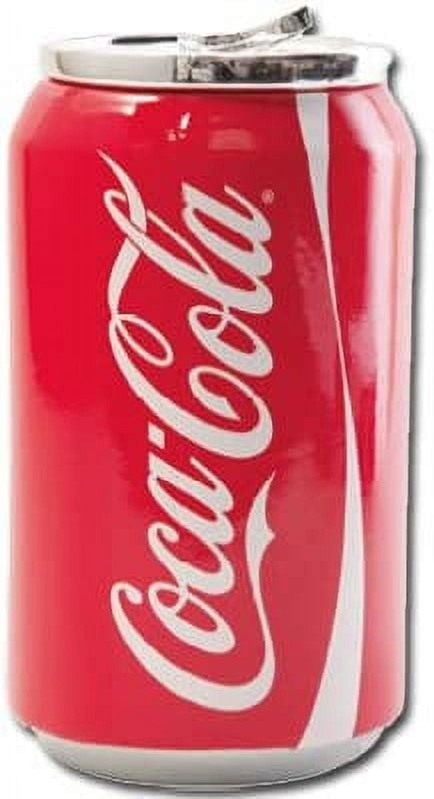 Coca-Cola SIXNE Hand-Painted Ceramic Can Cookie Jar with Lid Food Storage Jars