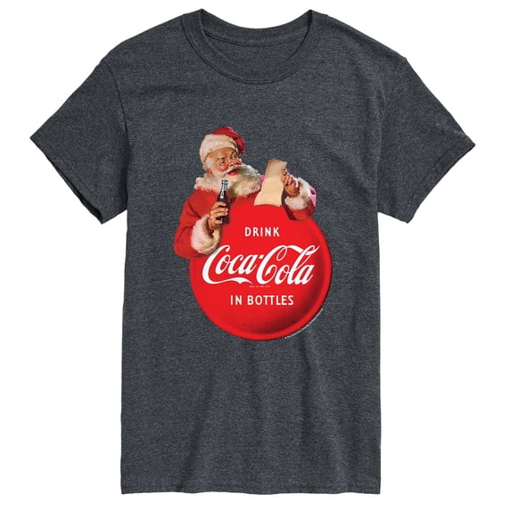 Coca-Cola - Santa Christmas List Men's Short Sleeve Graphic T-Shirt