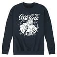 thumbnail image 1 of Coca-Cola - Santa Circle - Men's Long Sleeve Crew Fleece Sweatshirt, 1 of 4
