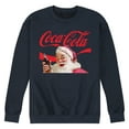 thumbnail image 1 of Coca-Cola - Santa Closeup - Men's Long Sleeve Crew Fleece Sweatshirt, 1 of 5