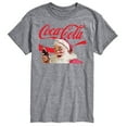 thumbnail image 1 of Coca-Cola - Santa Closeup Coca Cola Logo - Men's Short Sleeve Graphic T-Shirt, 1 of 5