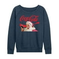 thumbnail image 1 of Coca-Cola - Santa Closeup - Women's French Terry Long Sleeve Pullover, 1 of 5