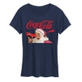 thumbnail image 1 of Coca-Cola - Santa Closeup - Women's Short Sleeve Graphic T-Shirt, 1 of 5