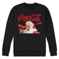 thumbnail image 1 of Coca-Cola - Santa Closeup - Men's Long Sleeve Crew Fleece Sweatshirt, 1 of 5