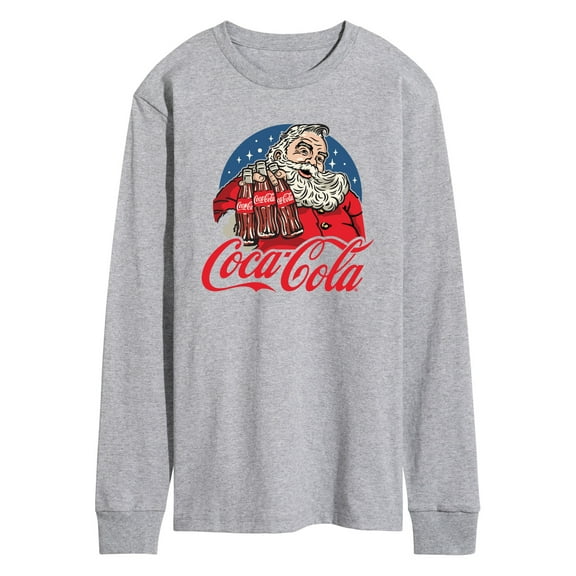 Coca-Cola - Santa Coke Bottles - Men's Long Sleeve Graphic T-shirt