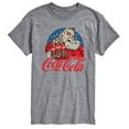 thumbnail image 1 of Coca-Cola - Santa Coke Bottles - Men's Short Sleeve Graphic T-shirt, 1 of 4