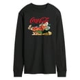 thumbnail image 1 of Coca-Cola - Santa Coke - Men's Long Sleeve Graphic T-shirt, 1 of 4