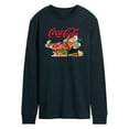 thumbnail image 1 of Coca-Cola - Santa Coke - Men's Long Sleeve Graphic T-shirt, 1 of 4