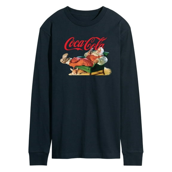 Coca-Cola - Santa Coke - Men's Long Sleeve Graphic T-shirt