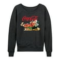 thumbnail image 1 of Coca-Cola - Santa Coke - Women's French Terry Long Sleeve Pullover, 1 of 4