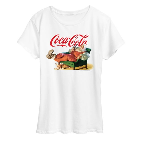 Coca-Cola - Santa Coke - Women's Short Sleeve Graphic T-Shirt