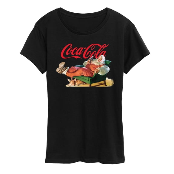Coca-Cola - Santa Coke - Women's Short Sleeve Graphic T-Shirt