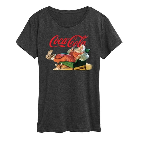 Coca-Cola - Santa Coke - Women's Short Sleeve Graphic T-Shirt